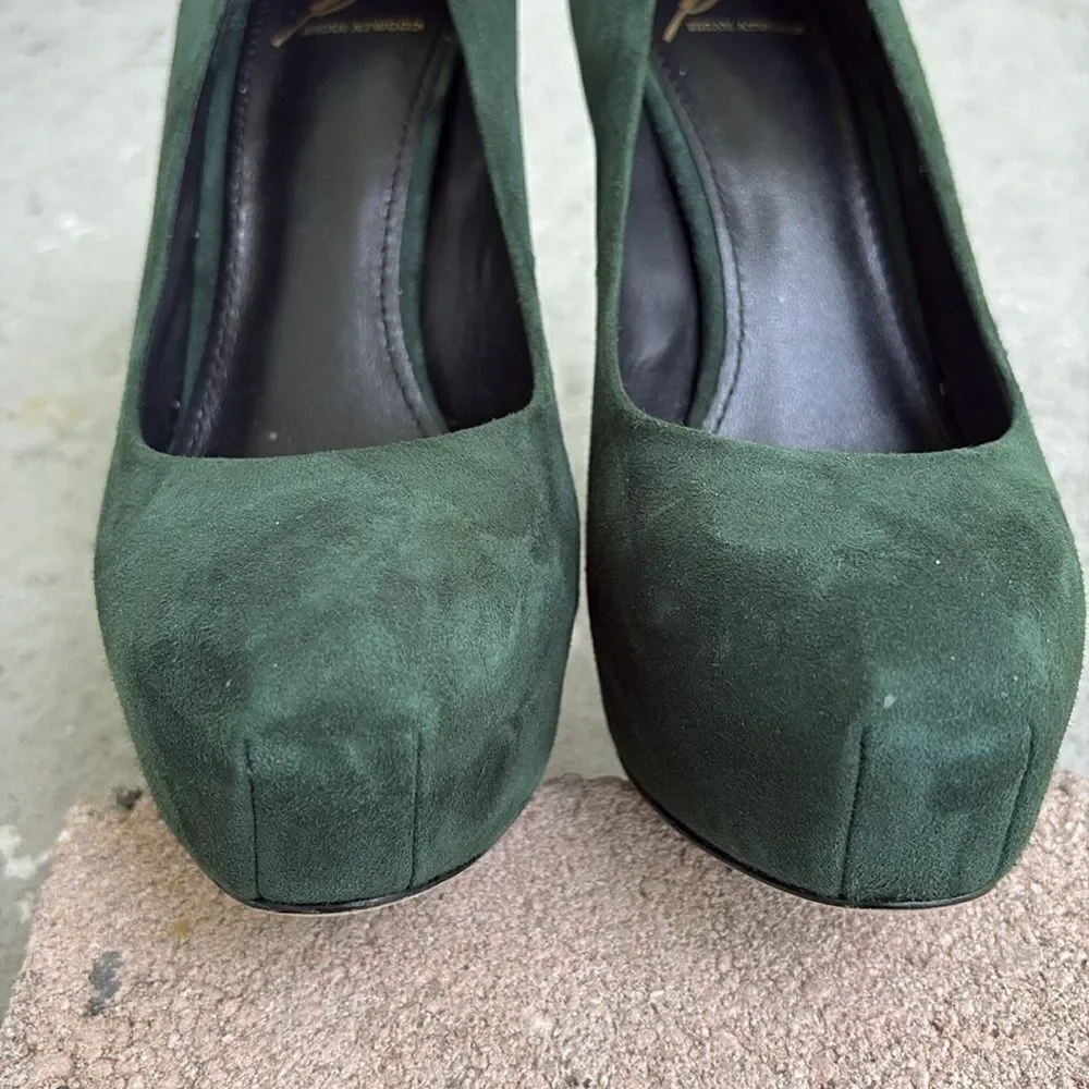 Brian Atwood Suede platform heels